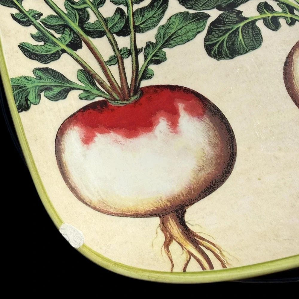 VTG 2012 Williams-Sonoma Farmers Market Radish Serving Platter Rectangle 16 x 13